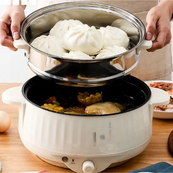 1.7 L חשמלי לבישול אורז 220V מתכוונן מכשיר מטבח Multicooker Hotpot תבשיל חימום פן קיטור אורז תנורי בישול סיר