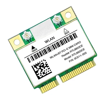 1 חתיכות 1200Mbps 2.4 G+5Ghz-802.11 AC כרטיס רשת 1200Mbps Wifi כרטיס מיני Pcie Bluetooth 5.0 תמיכה הנייד/מחשב Windows 10/11