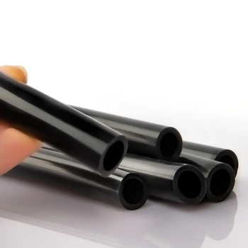 1 מטר שחור פלואור PTFE F4 גומי דלק צינור דלק סולר קו צינור Fluororubber אבובים בתוך דיה 2 3 4 5 6 7~32mm
