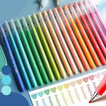 10 צבע Morandi צבעוני ג ' ל עט תלמיד הערה עטי סמן מחברת ציור גרפיטי צבע העט.