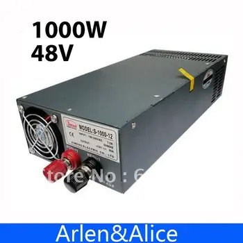 1000W 48V 20A 220V קלט פלט יחיד החלפת ספק כוח LED רצועת אור AC DC