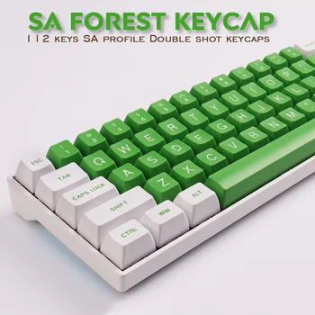 112 מפתחות SA פרופיל Keycaps יער כפול ABS הכדור מפתח עבור Cherry Mx מתג מכני המשחקים מקלדת Keycap