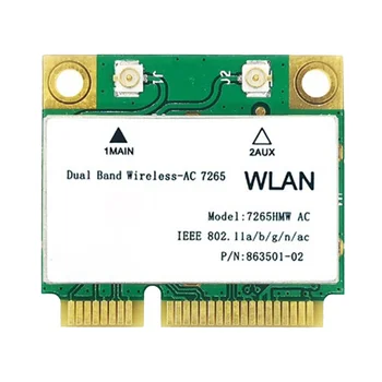 1200M WiFi Wireless LAN Dual Band 2.4 G-5Ghz Bluetooth 4.2-Gigabit LAN-אלחוטי מתאם עבור Win7 Win8 Win10 לינוקס 7265HMW