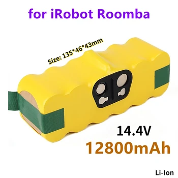 14.4 V 12800mAh החלפת NI-Mh סוללה עבור iRobot Roomba 500 600 700 800 סדרת הרומבה 880 760 530 555 560 581 620 650