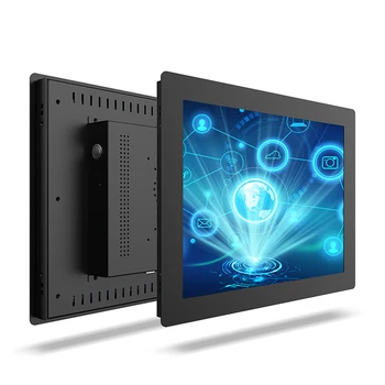 17 אינץ ' משובצות מחשב תעשייתי מיני שולחני AIO Tablet PC עם התנגדות מסך מגע WiFi CoM RAM SDD על Win10