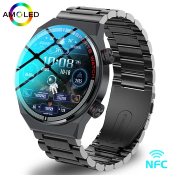 2023 NFC חכם שעון גברים GT3 Pro AMOLED 390*390 מסך HD קצב הלב Bluetooth שיחה IP68, עמיד למים SmartWatch עבור Huawei Xiaomi