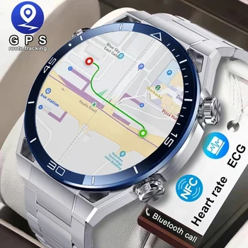 2023 חדש NFC א+PPG Bluetooth שיחה Smartwatch GPS Tracker תנועה צמיד כושר עבור Huawei שעונים האולטימטיבי שעון חכם גברים
