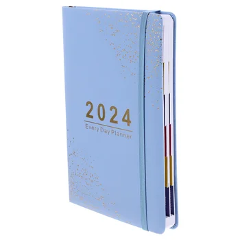 2024 ' נדה הספר תכנון יומי שנתי מחברת חוצצים לוח הזמנים מחברות עדין תלמידים פנקס רשימות