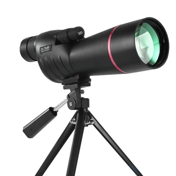 25-75x60 HD הבחינה טווח זום-משקפת BAK4 פריזמה EDLens עמיד למים W/חצובה עבור Birdwatching היעד ירי קמפינג תחת כיפת השמיים