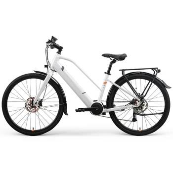 26 אינץ ' עם עירוני חשמל בסיוע אופניים 36v באמצע מומנט מנוע חכם ebike גברים נשים יוממות לנסוע אופניים חשמליים