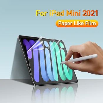 2Pcs HD מלא כיסוי נייר מרגיש לוח רך סרט מגן מסך עבור Ipad Mini 6 לכתוב הציור סרט מגן מסך עבור IPad