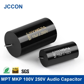 2Pcs MPT MKP 100V 250V קבל HIFI צירית חום Crossover צימוד תדר-לחלק אודיו קבל Audiophile רמקול