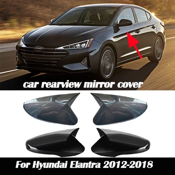 2pcs עבור יונדאי Elantra 2012-2018 מראה שונה המכונית מראה אחורית כיסוי לקצץ עיצוב