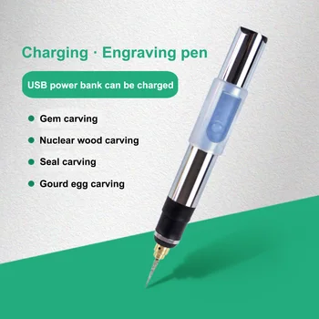 3.7 V מיני מקדחה חשמלית גילוף עט USB Type-C חשמלי שחיקה עט עט חרט עץ ג ' ייד קרווין השחזה ליטוש כלים