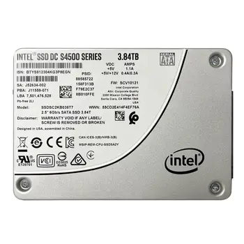 3.8 שחפת 1.92 שחפת 960GB Intel ssd S4500 DC Series SATA3 2.5 אינץ ' כונן הזיכרון המוצק SSDSC2KB038T701 SSDSC2KB0192T7P