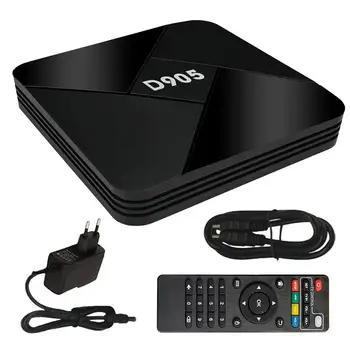 4K Smart TV Box ליבות Cortex-A53 WiFi 3D ForHDMI תמיכה Media Player משחק וידאו עבור בידור ביתי
