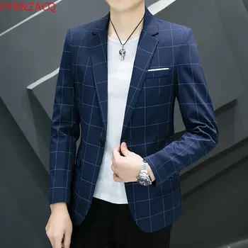 4XL חליפה של גבר חדש מקרית החליפה מעיל של גברים נוער קוריאני גרסה רזה של האופנה הגברים קטן חליפה אחת 862