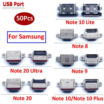 50Pcs/Lot, מקורי מיקרו USB ג ' ק שקע הטעינה מטען ההתקן Dock Connector עבור Samsung Galaxy הערה 20 אולטרה 10 Lite 8 9