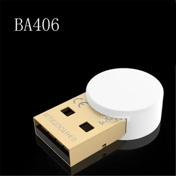 50pcs מתאם USB v1.1 שולחן העבודה של מחשב נייד מחשב משדר אודיו טלפון מקלט אוזניות צליל BA406 מתאם