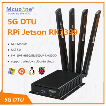 5G סטו RPi טסון RK3399 RM500Q-GL FM150 RM500U-CN FM650-CN SSH Openwrt אובונטו centos