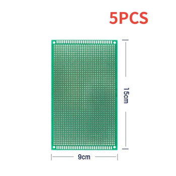 5PCS PCB לוח צד אחד טיפוס לוח 9*15 ס 