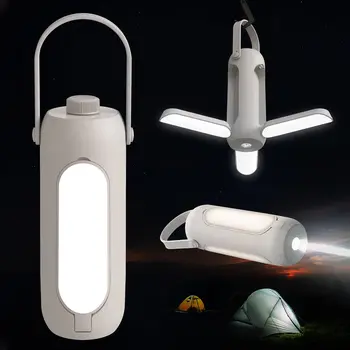 720LM תאורה חיצונית הובילה עלה קמפינג מנורה תלוי חירום סולארית נטענת USB אוהל קמפינג אורות דיג נסיעות פנסים