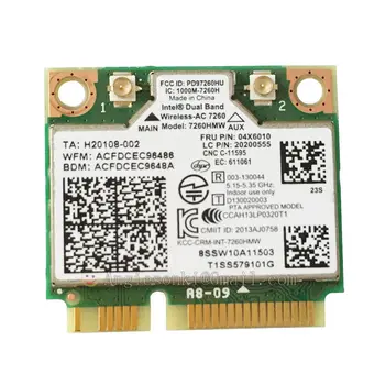 7260HMW Dual Band 867M WiFi+BT 4.0 Wlan כרטיס מידע AC 7260 עבור IBM Lenovo Thinkpad S440 S540 E440 E540 K4350 K4250 B5400 M5400