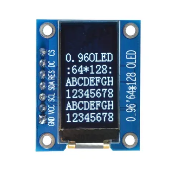 7Pin אנכי מסך 0.96 אינץ תצוגת OLED מודול SSD1107 64128 LCD מודול מסך LCD אנכי מסך מודול