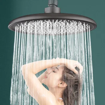 9 סנטימטר גשם מקלחת ראש גשם גדול השירותים העליון המרסס חיסכון במים בלחץ גבוה ראש מקלחת