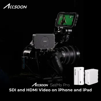 Accsoon SeeMo Pro לכידת וידאו מתאם SDI&HDMI ל USB C 60FPS 1080P מתאם עבור iPhone iPad לניטור/הקלטה/זרימה