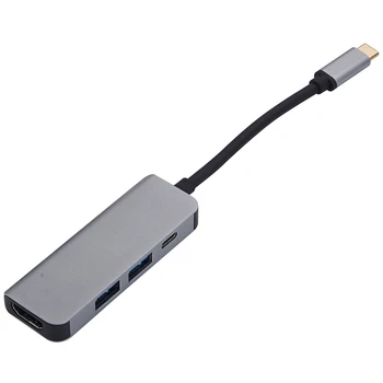 AU42 -4 1 דקס תחנת עבור Samsung S9 S8 S10 בתוספת הערה 9 דקס כבל USB C HDMI-מתאם עבור Mate Huawei 20 P20 Pro
