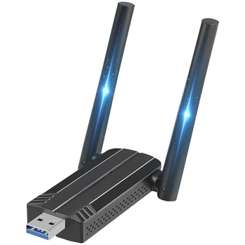 AX1800M מתאם WiFi USB למחשב, USB 3.0 WiFi Dongle, 2.4 G/5G Dual Band Wireless Adapter על שולחן העבודה במחשב