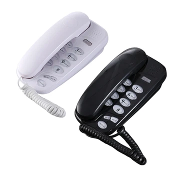 B95D קיר רכוב טלפון קבוע נייח Desktop טלפוני עם קוראים אור, אילם, ו 