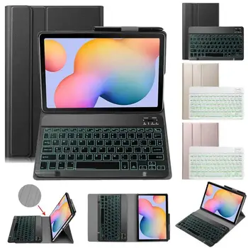 Backlit Keyboard Stand Case עבור Huawei MatePad SE 2022 AGS5-W09/L09 AGS3K-W20 מקלדת חכמה לוח כיסוי