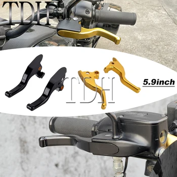 CNC אופנוע בלמים דוושת מצמד מנופים על הארלי Softail M8 רוכב נמוך רחוב בוב הפריצה דלוקס סלים FLHC 2015-2022 3finger
