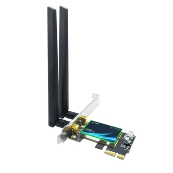 F3MA 1200Mbps Wlan כרטיס Pcie 2.4 G/5G Dual-Band מתאם Wifi 802.11 AC PCIE אלחוטית BT4.0 מתאם Ethernet