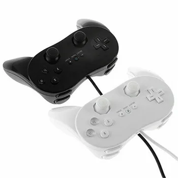 Gamepad עבור ה-Wii הדור השני קווית קלאסי בקר משחק משחקים מרחוק משטח המסוף Joypad ' ויסטיק פרקטי ועמיד