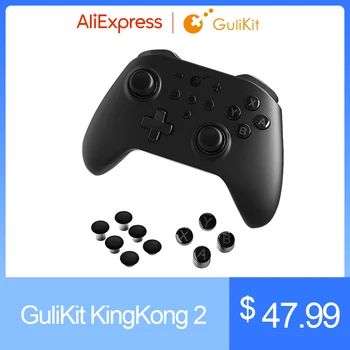GuliKit KingKong 2 בקר NS08 Bluetooth Wireless Gamepad לא Drfiting ' ויסטיק עבור נינטנדו מתג Windows, אנדרואיד, iOS, macOS
