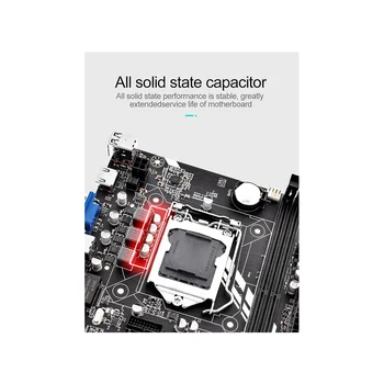 H61M האם המחשב תומך LGA1155 Core I7 I3 I5 CPU תמיכה זיכרון DDR3 מחשב שולחני לוח האם