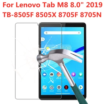 HD זכוכית מחוסמת עבור Lenovo Tab M8 2019 8.0 אינץ מגן מסך TB-8505F 8505X 8705F 8705N אנטי שריטה ברורה סרט מגן