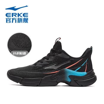 Hongxing Erke נעלי ספורט של גברים 2022 החורף בלעדי עבה תמיכה אנטי להחליק נעלי ריצה ריפוד נעלי ריצה