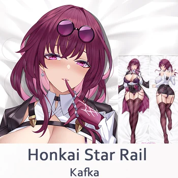 Honkai כוכב רכבת קפקא Cosplay Dakimakura מחבק את הגוף מקרה כרית יפנית אנימה המשחק ציפית כרית כיסוי