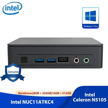 Intel Nuc 11 NUC11ATKC4 אטלס Mini Pc Intel Celeron N5105（2.0 GHz - 2.9 GHz פרץ）15W מידע UHD גרפיקה של Windows 11 Pro