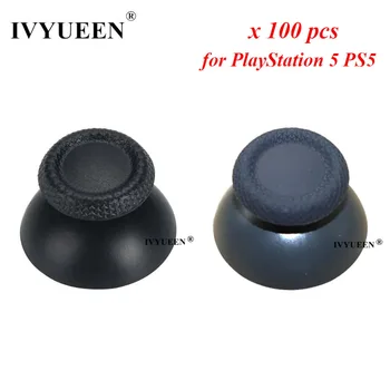IVYUEEN 100 יח 'עבור פלייסטיישן 5 PS5 DualSense בקר Thumbstick 3D אנלוגי האגודל מקל' ויסטיק כובעי אחיזה המשחק אביזרים