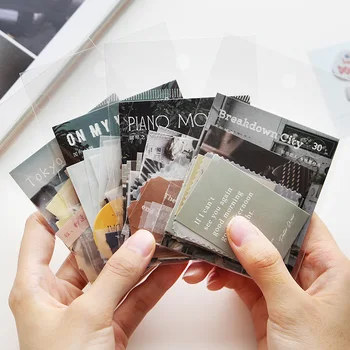 Journamm 30pcs טוקיו קליפורניה חמוד נייר לקמוס עבור דקו יומן וציוד משרדי LOMO כרטיסי נייר פנקס פתקיות דביקות