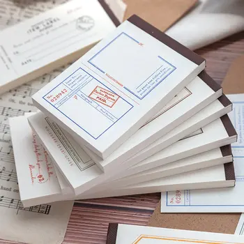 Journamm 50pcs/חבילת תוספות מנור בסדרת Memo Pad DIY רעיונות ציוד בית ספר יצירתי נייר מכתבים עיצוב חומרים הערות נייר