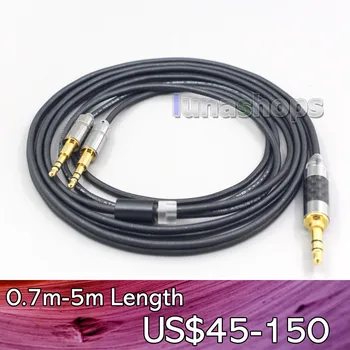 LN007130 שחור 99% טהור PCOCC אוזניות כבל סול הרפובליקה מאסטר מסלולים HD V8 V10 V12 X3 אוזניות