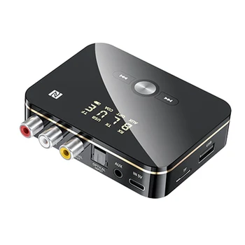 M8 Bluetooth 5.0 RCA Audio מקלט משדר APTXLL 3.5 מ 