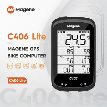 Magene C406 לייט אופניים רכיבה על אופניים מחשב אלחוטי GPS מד מהירות עמיד למים כביש אופניים MTB Bluetooth נמלה