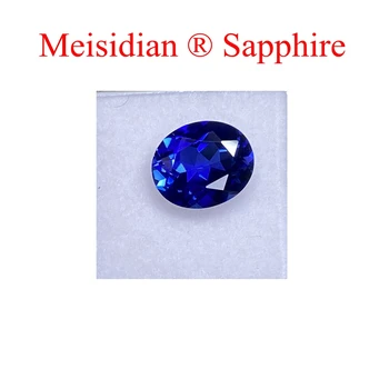 Meisidian אליפסה לחתוך 10x12mm 6 קראט המקורי תאילנד טבעי כחול ספיר טבעת אבן Pirce לכל קרט